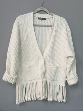 Fringed cardigan (L)